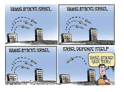 Hamas attacks Israel cartoon